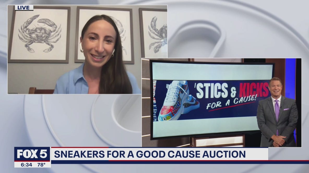 Mystics sneakers for a good cause auction